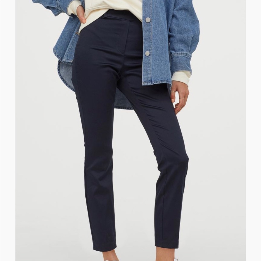 H&M Blue Work Pants